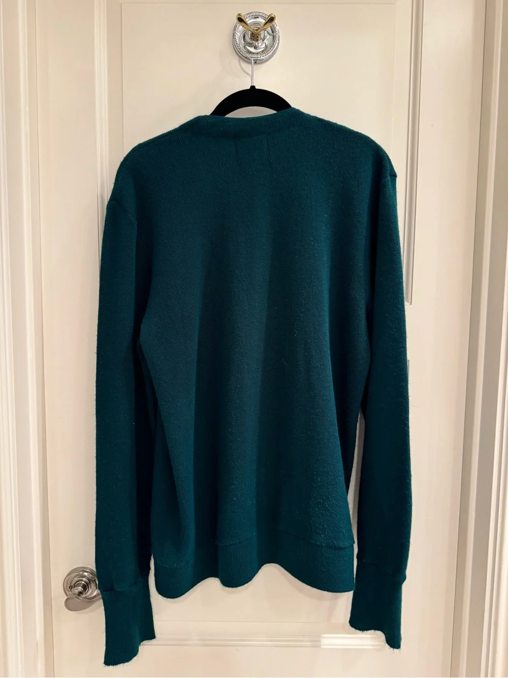 Jantzen Men's Teal Green Button-Up Cardigan